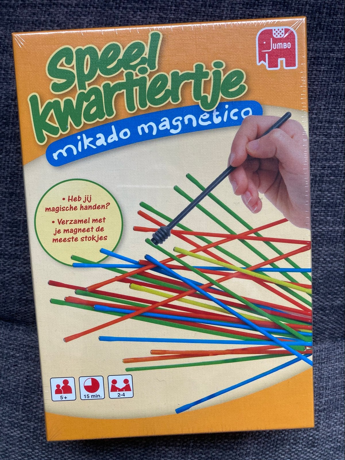 Jumbo Speelkwartiertje Mikado Magnetico - Nieuw in plastic, Drie of vier spelers, Ophalen of Verzenden, Nieuw