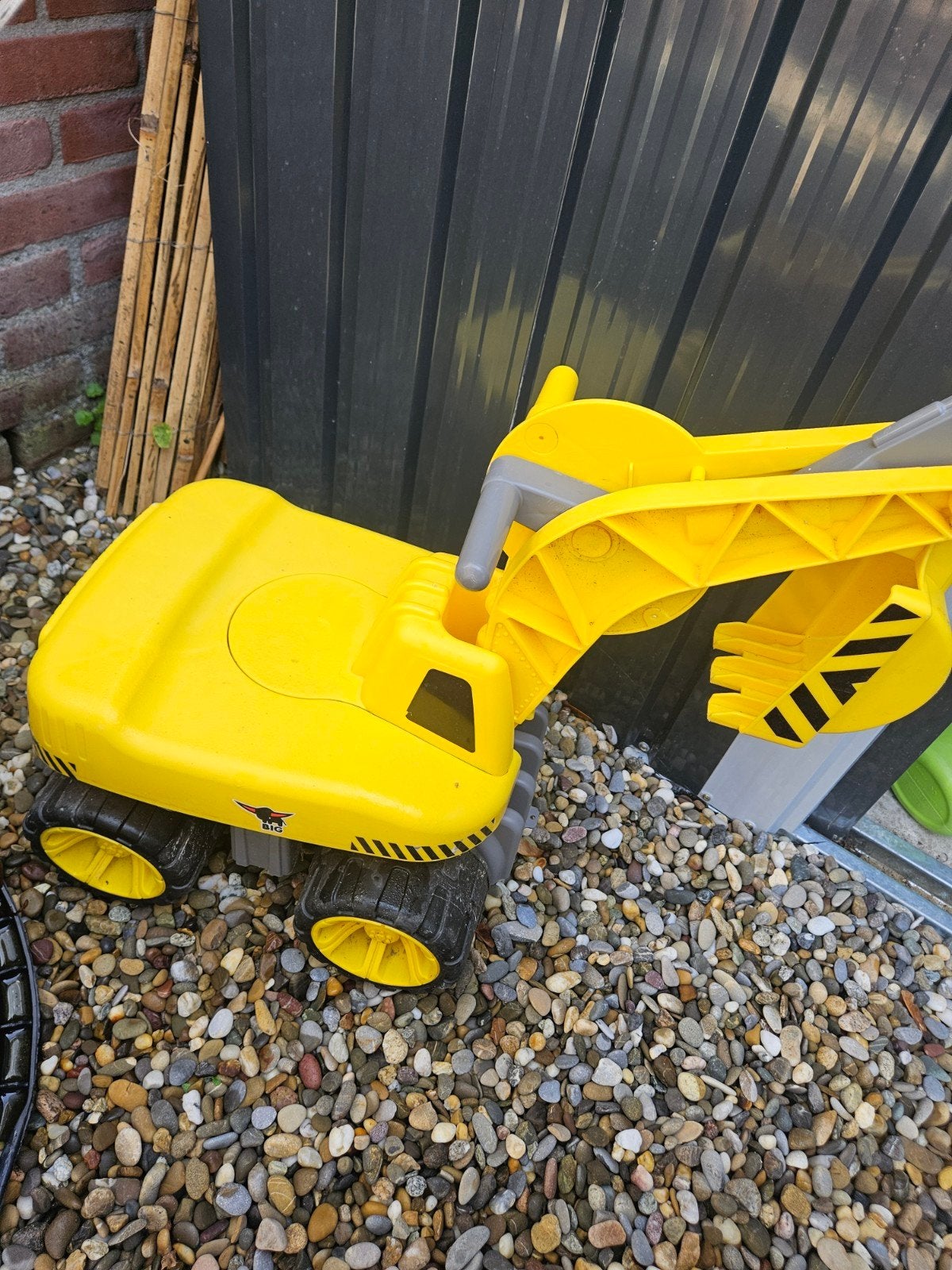 BIG graafmachine loopauto powerworker maxi, Ophalen of Verzenden, Zo goed als nieuw
