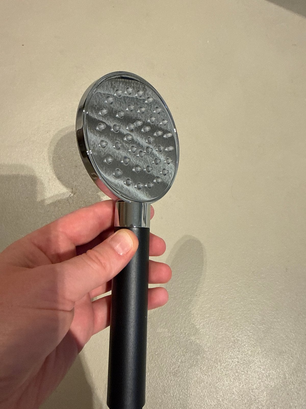 2x nieuwe Hotbath cobber Douchekop chroom/zwart, Doe-het-zelf en Verbouw, Sanitair, Ophalen, Nieuw, Chroom, Douche