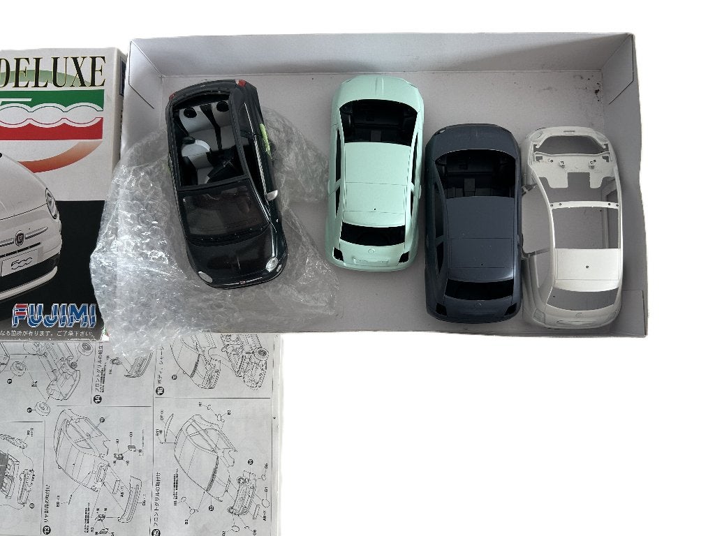 Fujimi 123738 Fiat 500 DX 1/24 4x, Overige merken, Auto, Verzenden, Groter dan 1:32