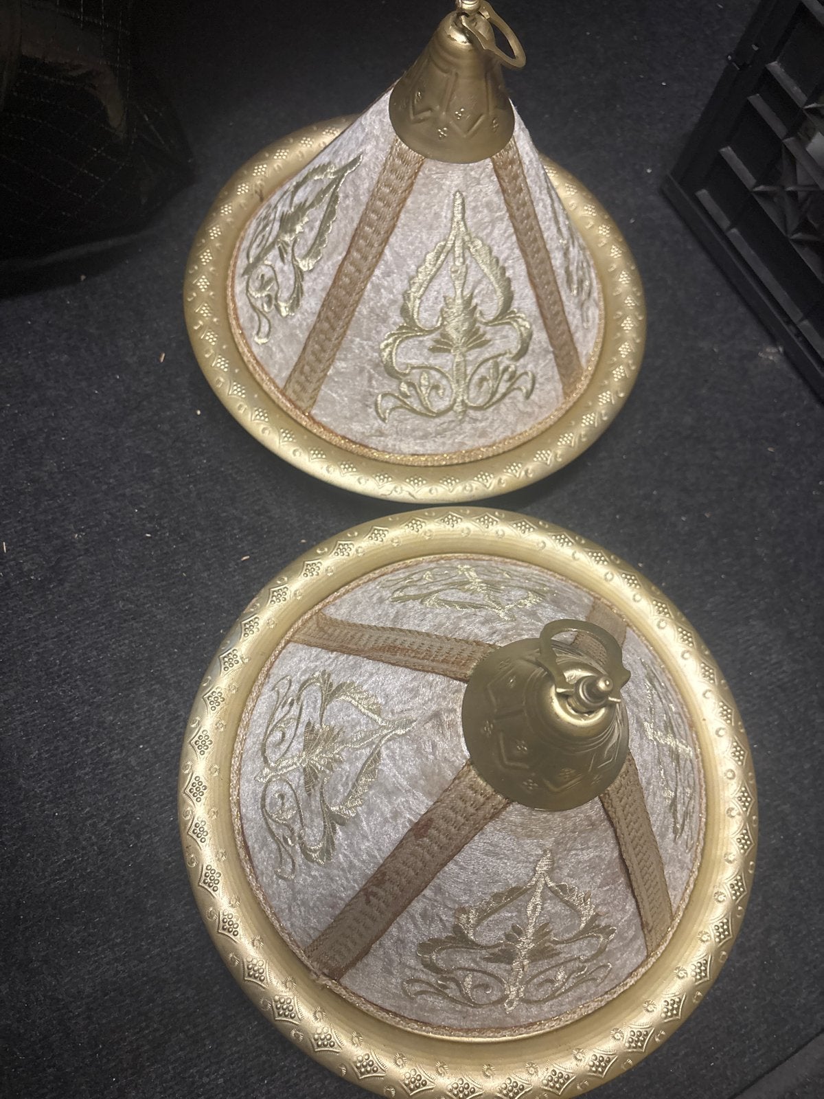 Set van 2 Marokkaanse Tajine-vormige decoratieve deksels, Ophalen of Verzenden