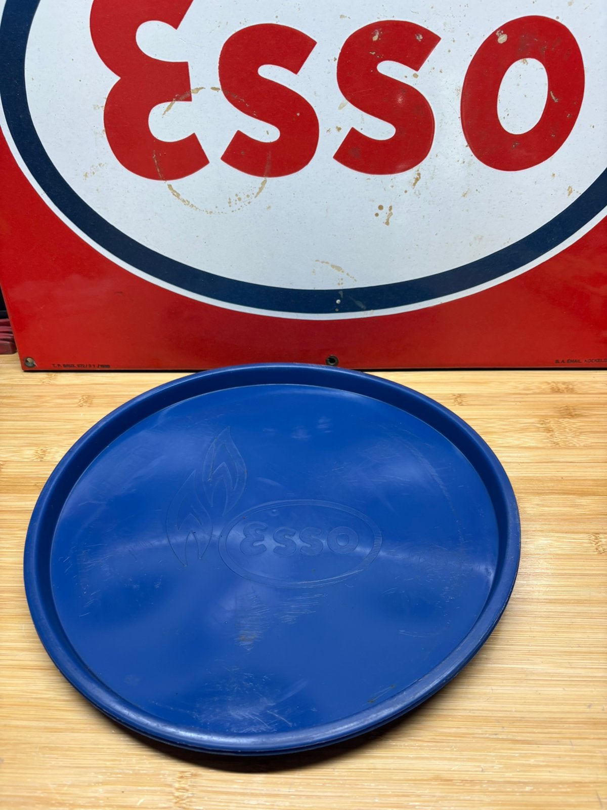 Esso gasfles onderzetter, Verzamelen, Ophalen of Verzenden, Gebruikt, Gebruiksvoorwerp