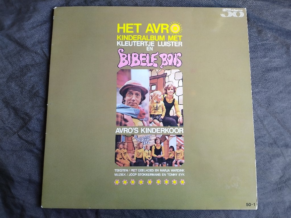 Het AVRO kinderalbum met Kleutertje Luister en Bibele Bons, LP, Ophalen of Verzenden, Zo goed als nieuw, 12 inch