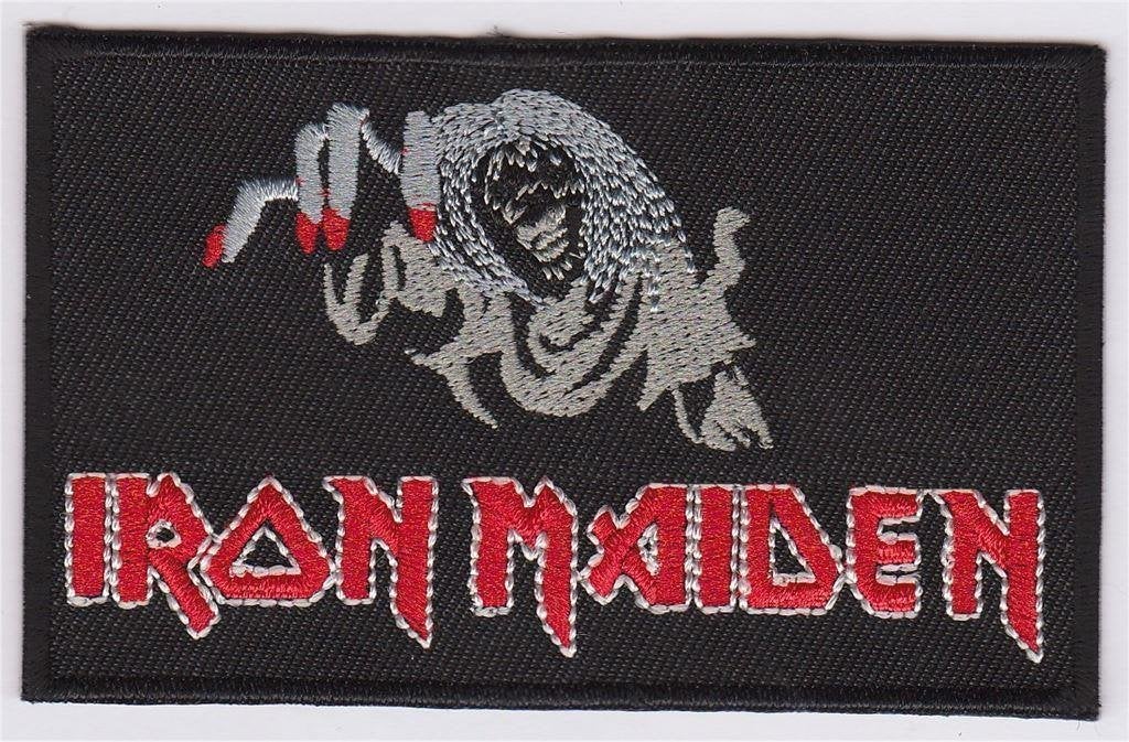 Iron Maiden patch embleem #3, Verzamelen, Verzenden, Nieuw, Kleding