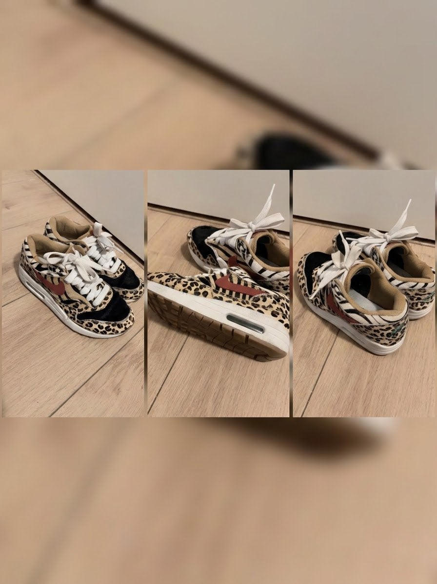 Nike Air Max 1 'Animal Sneakers, Kleding | Dames, Overige kleuren, Ophalen of Verzenden, Sneakers of Gympen, Zo goed als nieuw