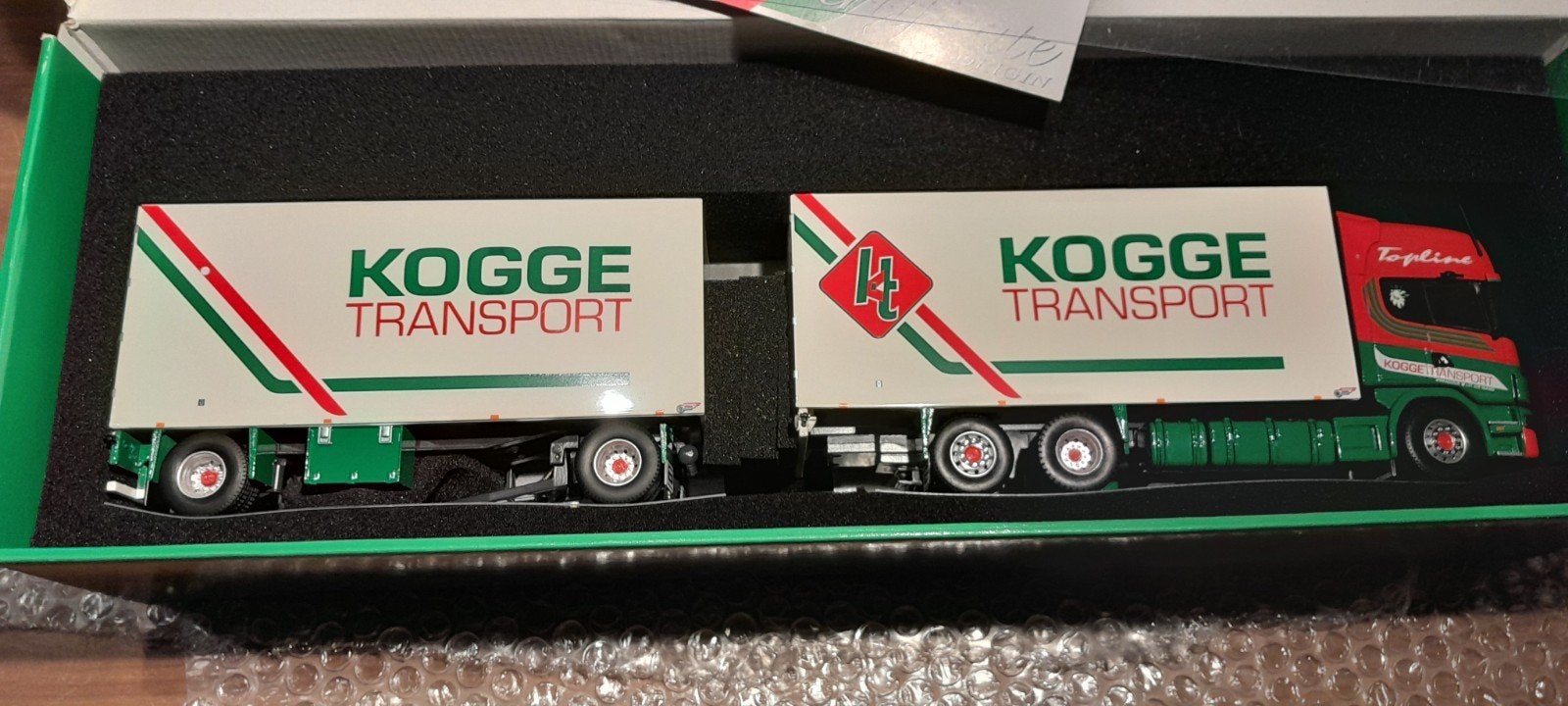 tekno 85093 scania kogge, Hobby en Vrije tijd, Ophalen, Bus of Vrachtwagen, Tekno