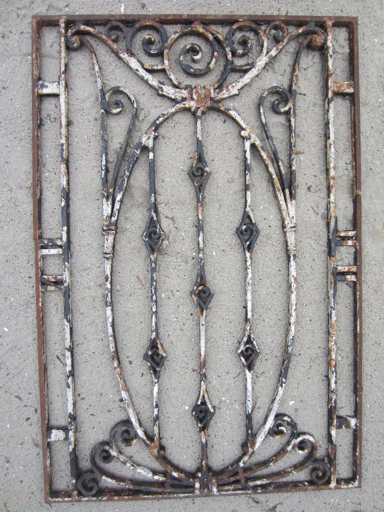 Antiek deurrooster 89,5cm x 60,5cm, Ophalen
