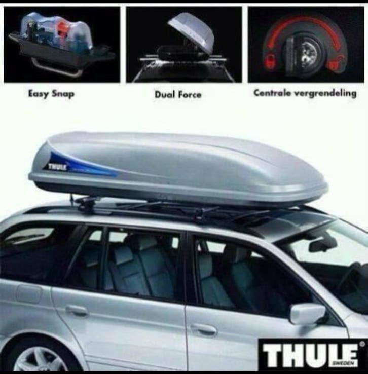 Thule ocean 780 dakkoffer / skibox, Auto diversen, Dakkoffers, Ophalen, Zo goed als nieuw
