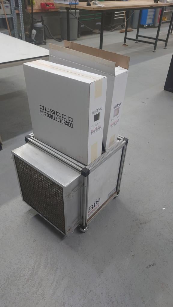 Stofafzuiger Dustco B12 met extra nieuwe filters, Ophalen of Verzenden, Gebruikt, Afzuiger