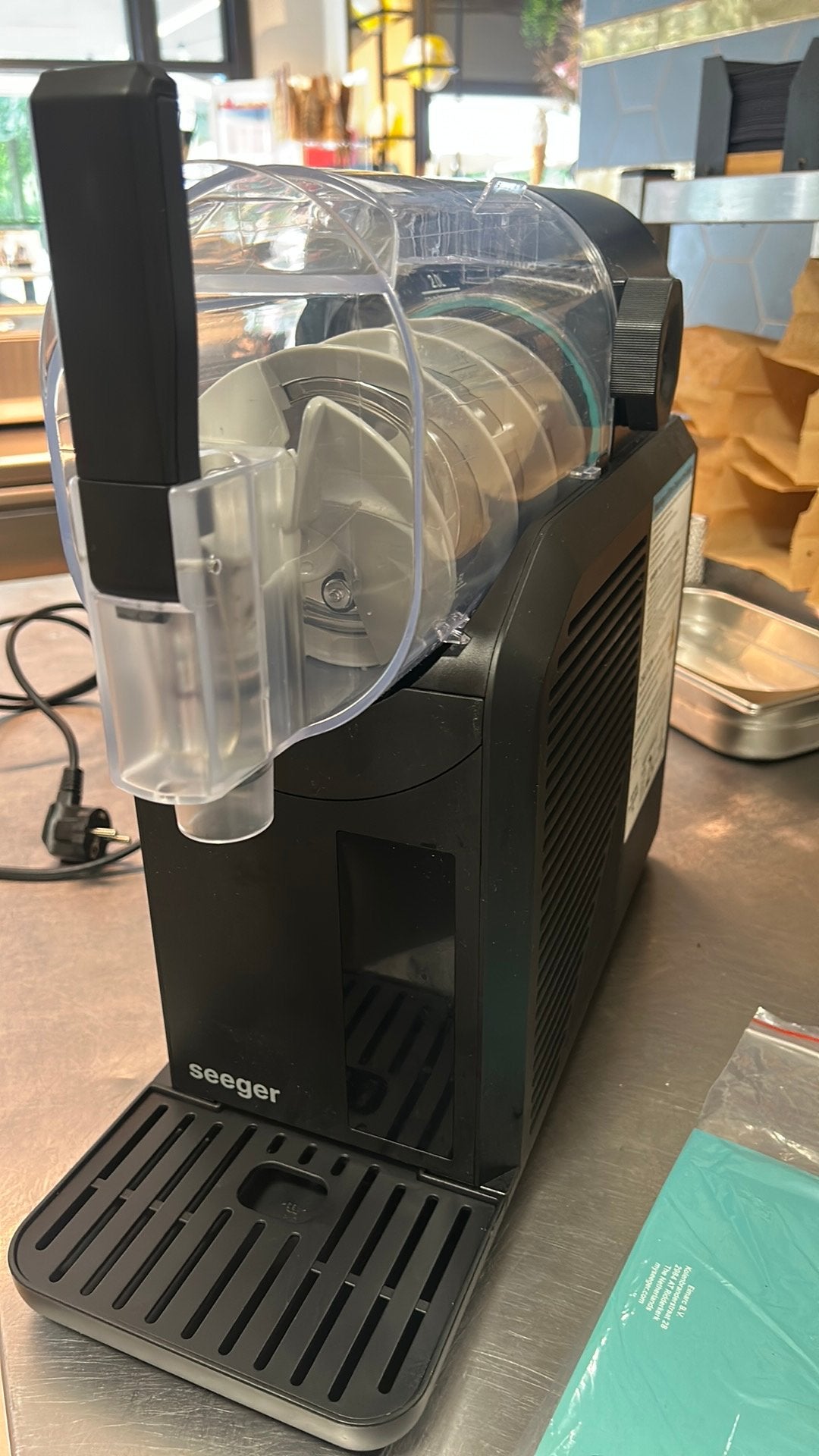 Slush machine, Ophalen, Zo goed als nieuw