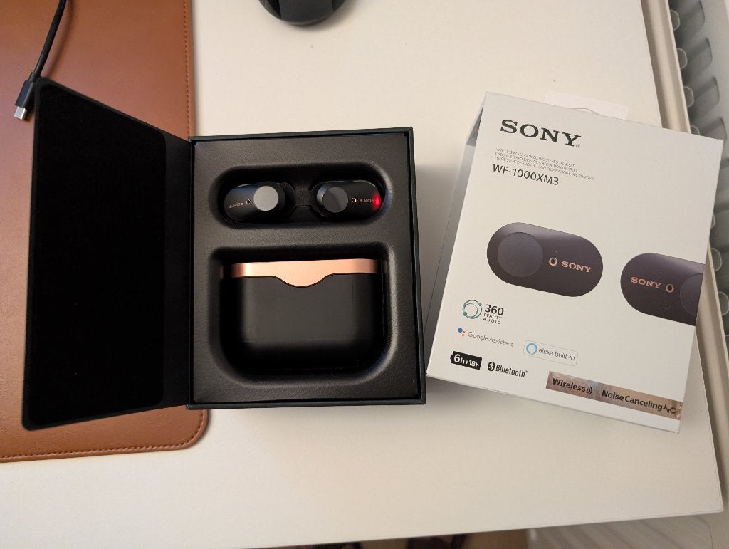 Sony WF-1000XM3 Oordopjes - inclusief ongebruikte eartips