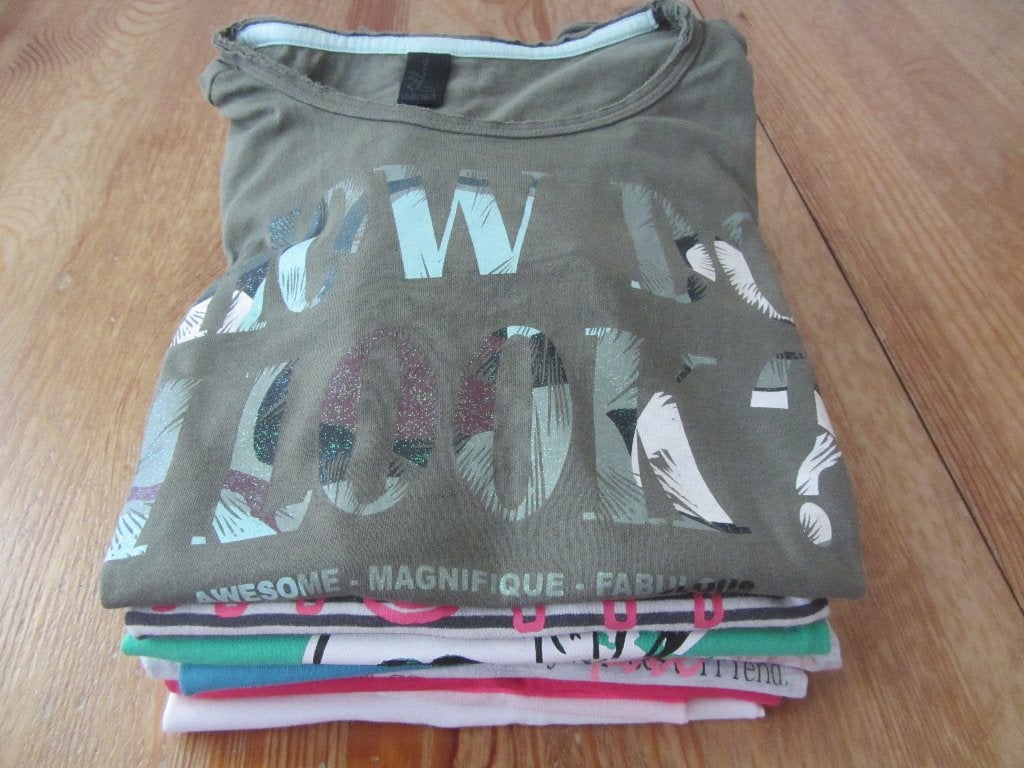 T-shirts +- maat 158-164, Ophalen of Verzenden, Gebruikt, Meisje, Shirt of Longsleeve