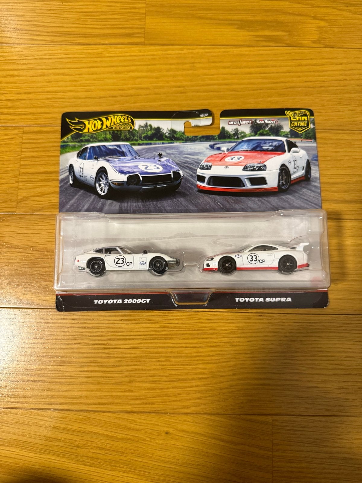 Hot Wheels Premium Car Culture Toyota 2000GT & Supra, Overige merken, 1:50 of kleiner, Auto, Nieuw