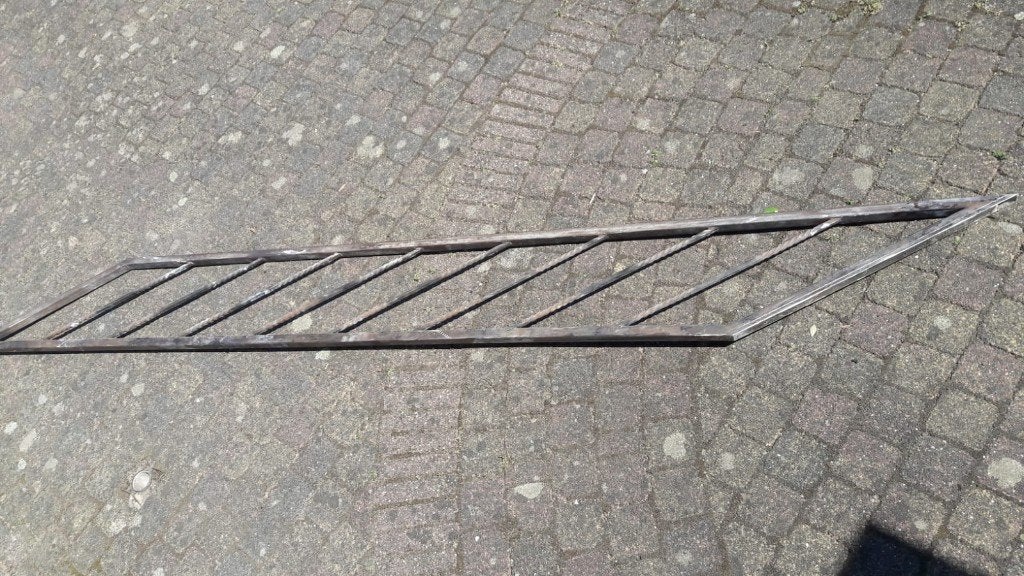 smeedijzeren hek, Tuin en Terras, Tuinhekken en Hekwerk, Ophalen, Gebruikt, IJzer, Sierhekwerk