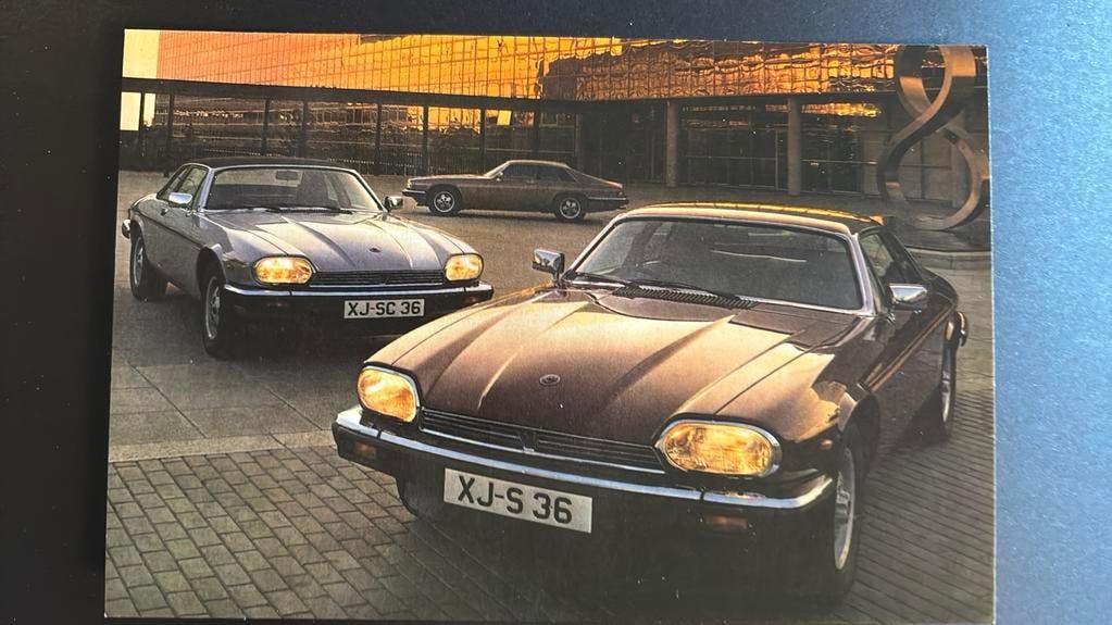 JAGUAR XJS Ansichtkaart in prima staat, Verzenden, Zo goed als nieuw, Auto's