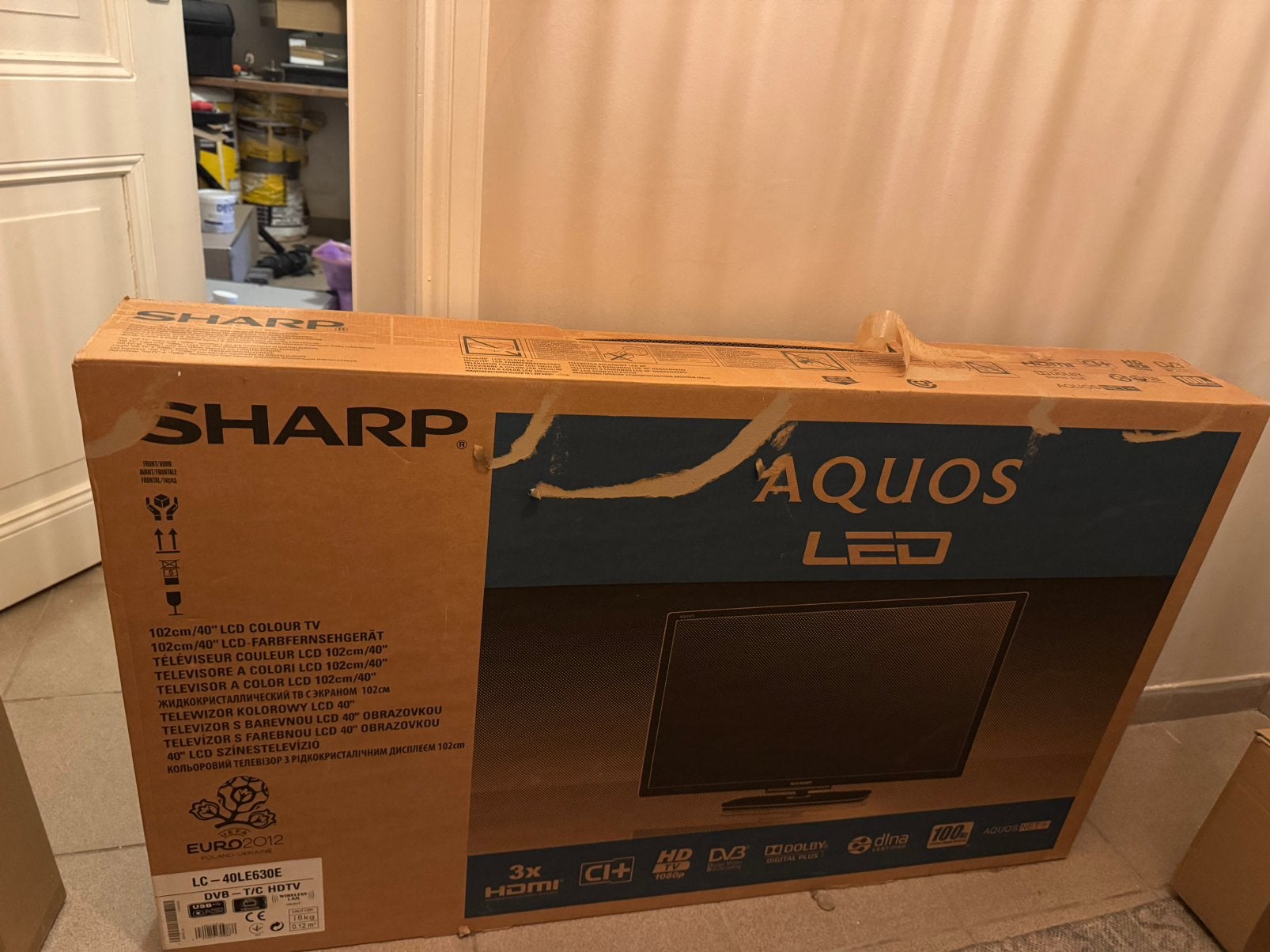 Sharp LC-40LE630E, Ophalen, 50 Hz, LCD, 100 cm of meer