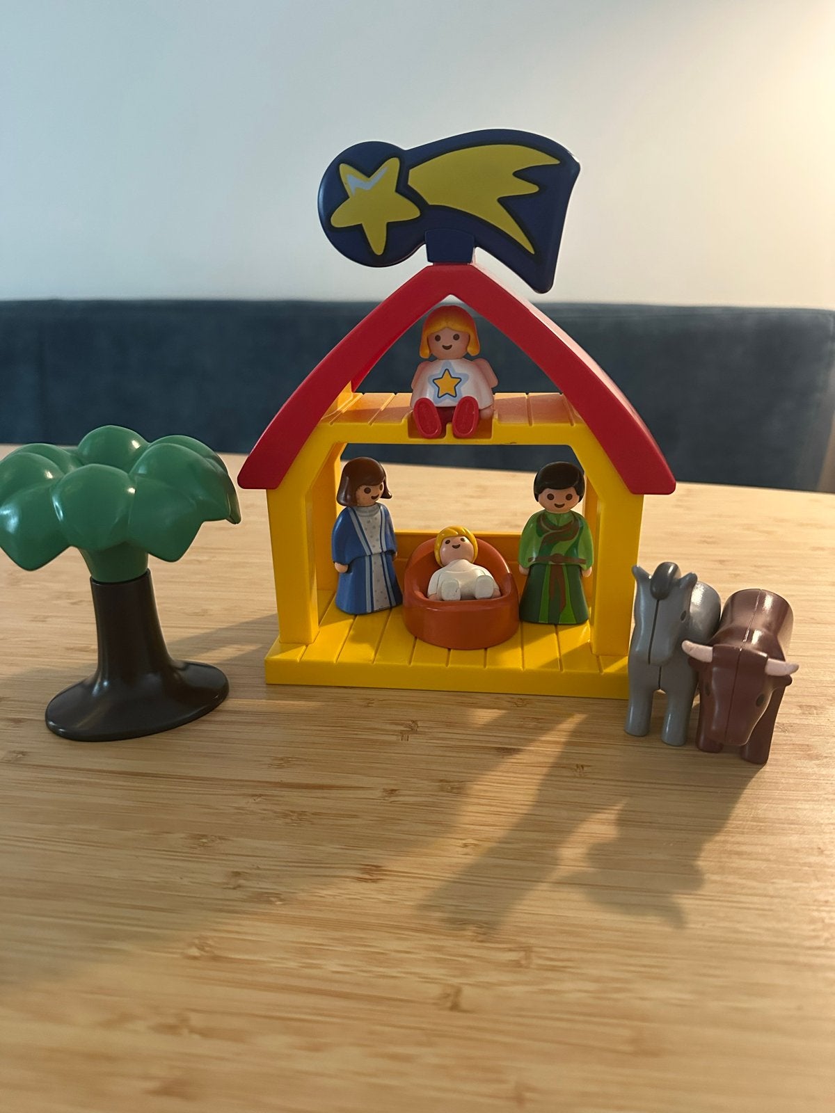 Playmobil Kerststal met figuren en accessoires, Ophalen of Verzenden, Zo goed als nieuw, Jongen of Meisje