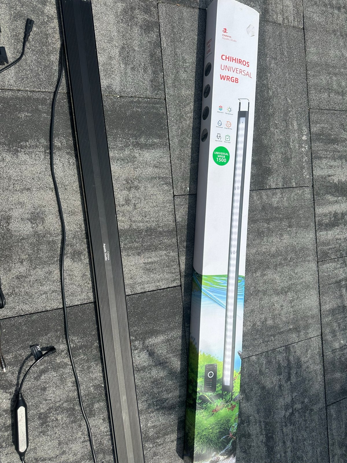 Chihiros Universal WRGB 1500, Dieren en Toebehoren, Vissen | Aquaria en Toebehoren, Ophalen, Gebruikt, App-bediening, Verlichting of Verwarming