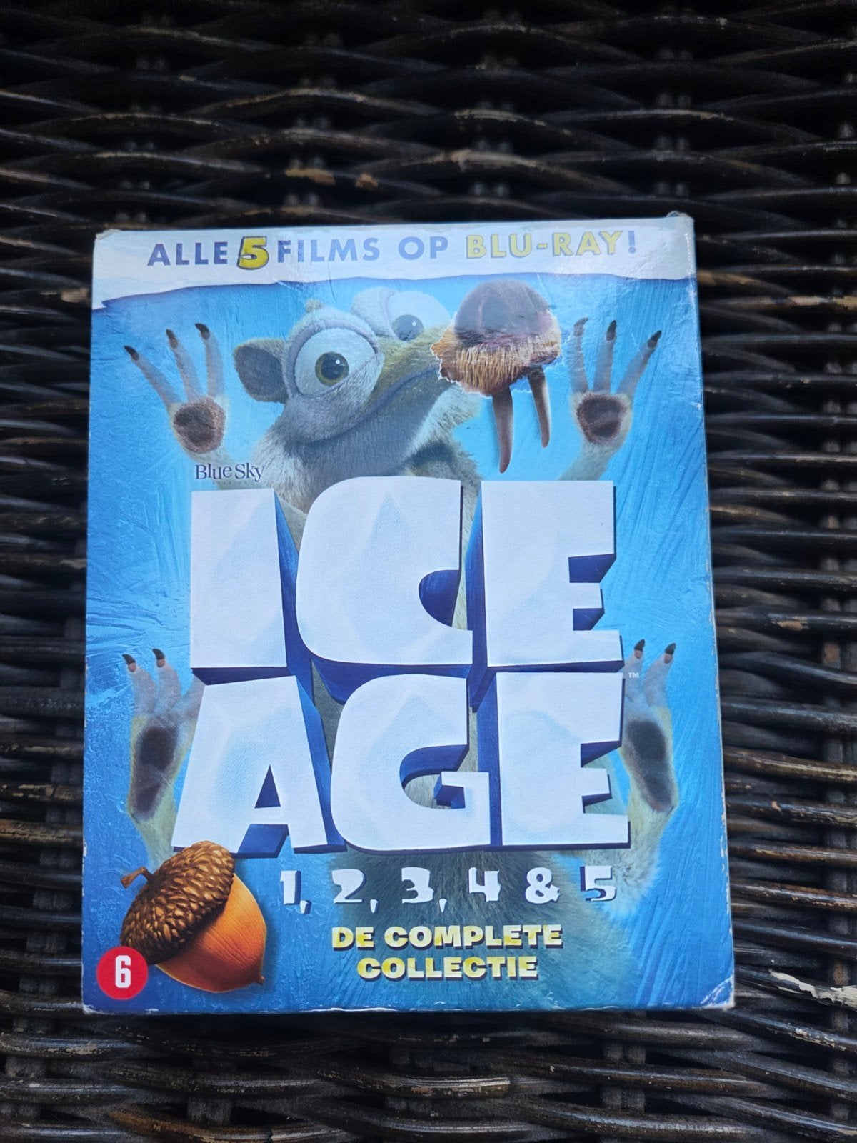 Ice Age 1, 2, 3, 4 & 5 - De complete collectie Blu-ray, Alle leeftijden, Boxset, Ophalen of Verzenden, Zo goed als nieuw