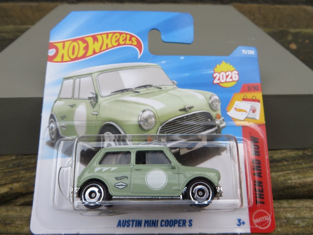 Hotwheels Austin Mini Cooper S, Ophalen of Verzenden, Nieuw, Auto