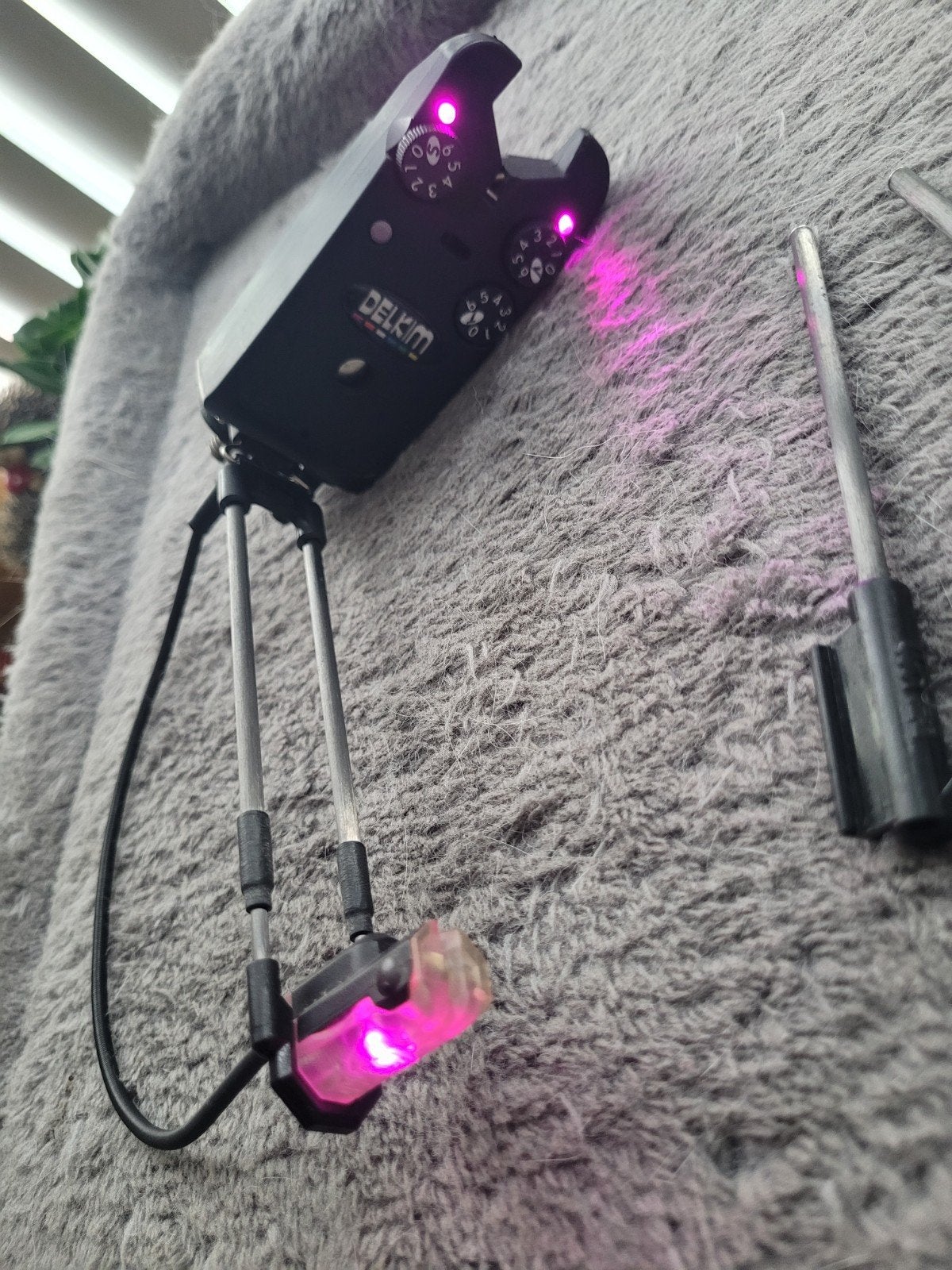 Delkim txi plus paars incl d lock + nitelite pro+duocarp arm, Ophalen of Verzenden, Zo goed als nieuw, Overige typen