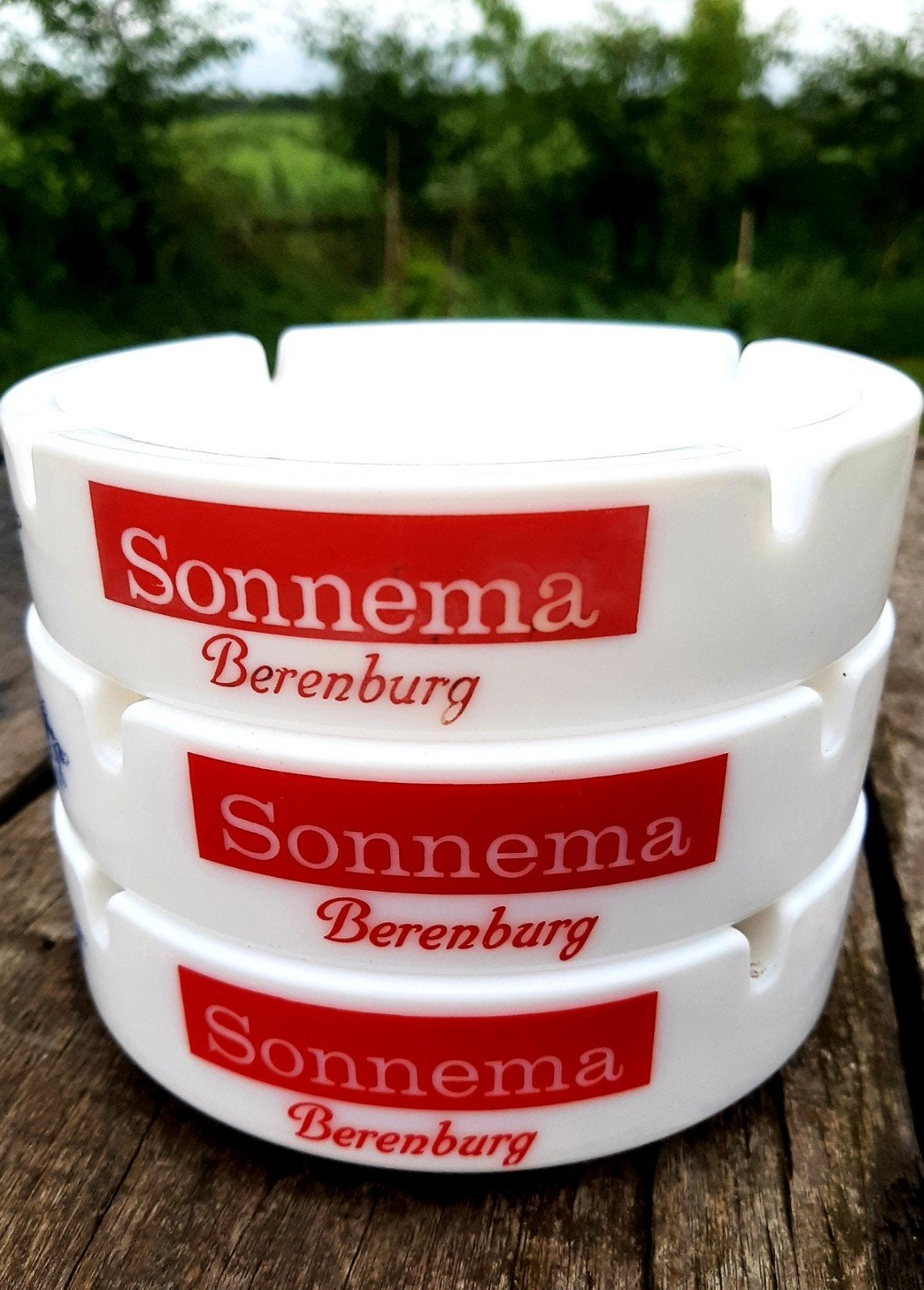 SONNEMA Berenburg - Asbak - (Vlek / Plantiac), Ophalen of Verzenden, Gebruiksvoorwerp