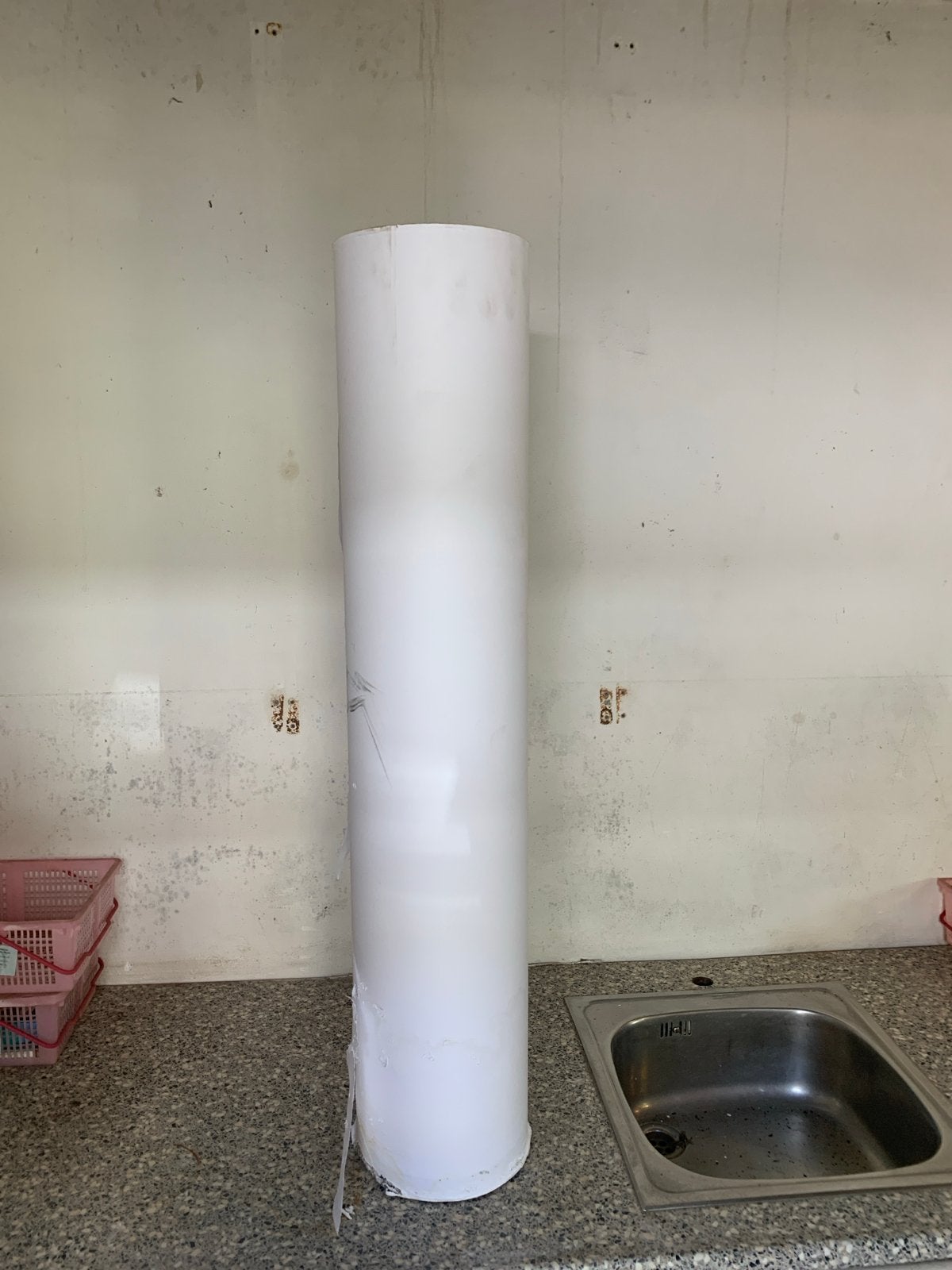 Grote rol wit (pak) papier 100 cm, Diversen, Ophalen