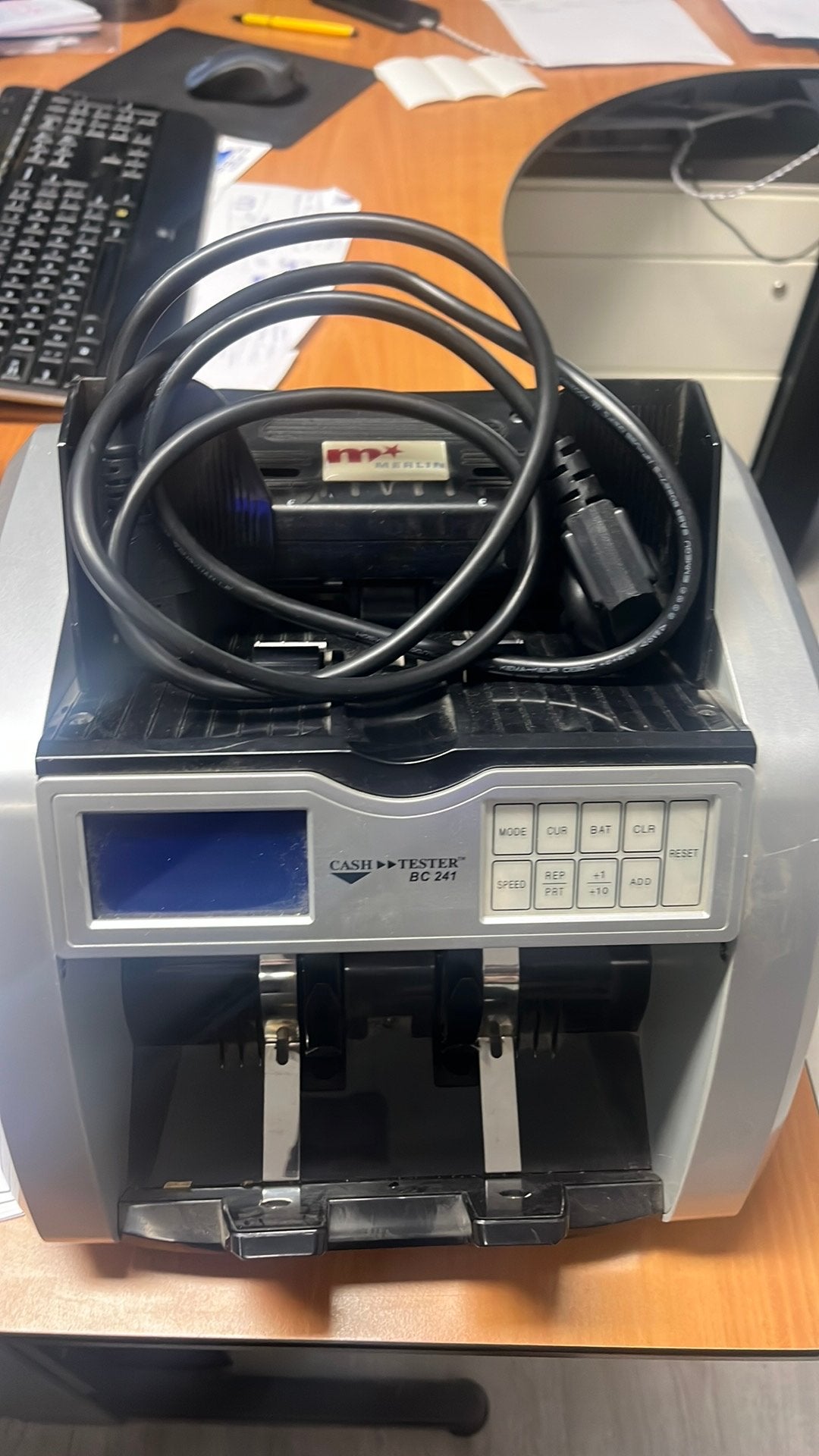 Merlin Cash Tester BC 241 - Vals Gelddetector & Telsysteem, Ophalen of Verzenden