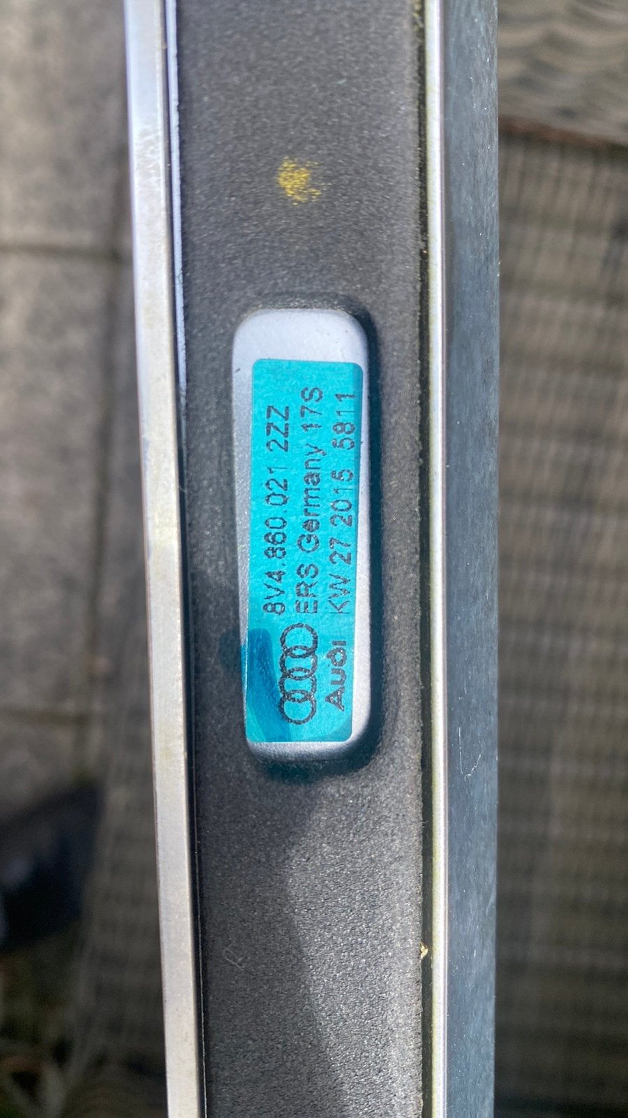 Dakrails A3  8v aluminium., Ophalen of Verzenden, Gebruikt, Audi