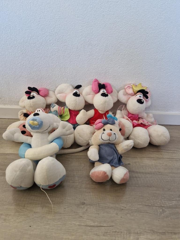 6 diddl diddlina knuffels mimihopps wollywell prinses zwem, Verzamelen, Diddl, Ophalen of Verzenden, Zo goed als nieuw, Knuffel