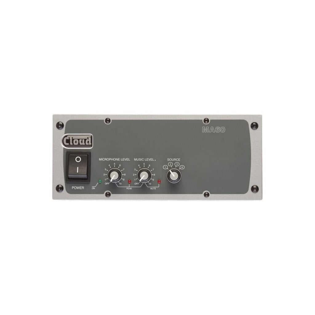 [NIEUW] CLOUD MA-60 Mixer Amplifier 60W, Overige merken, Nieuw, Ophalen of Verzenden, Minder dan 60 watt