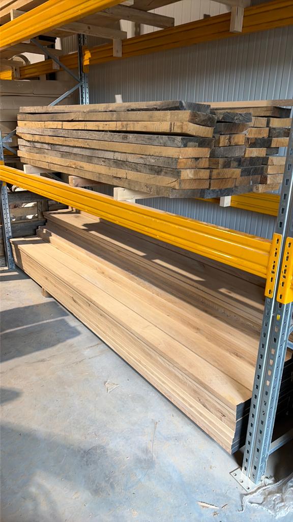 Eiken meubelhout geschaafd en ruw, Doe-het-zelf en Verbouw, Hout en Planken, Ophalen, Nieuw