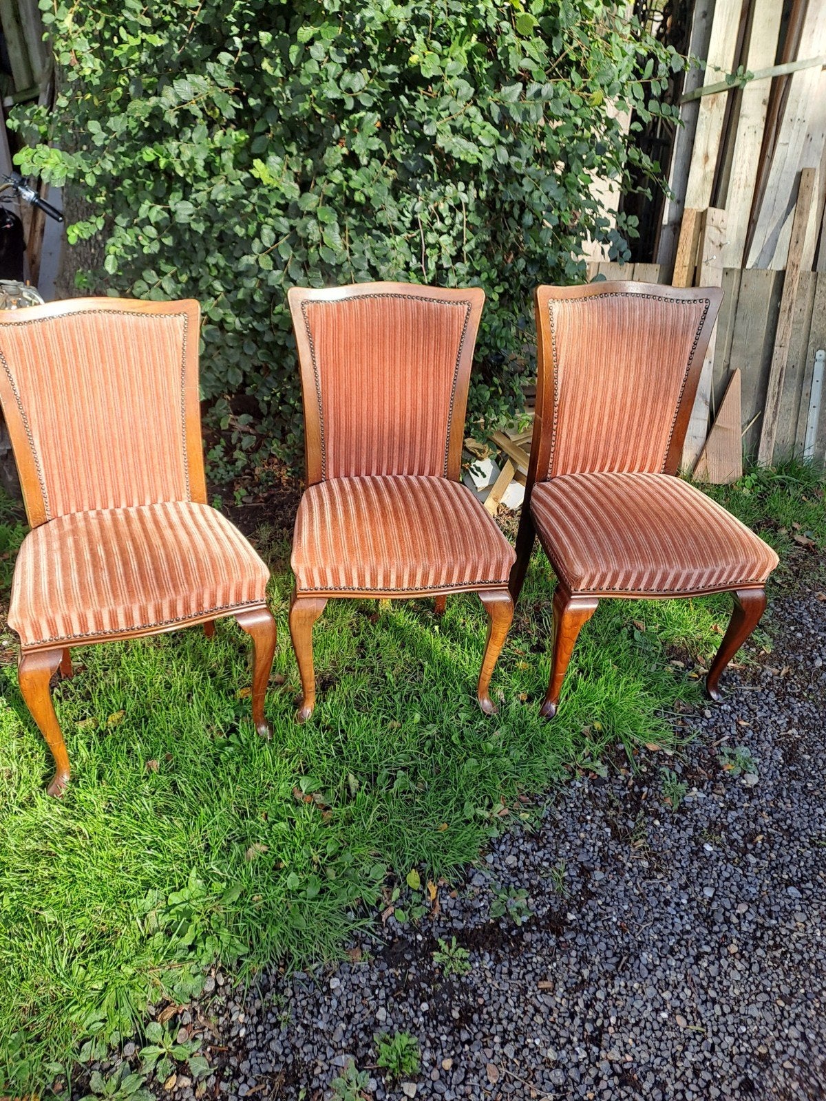 3 Oude huiskamer/eetkamerstoelen in goede staat, Ophalen