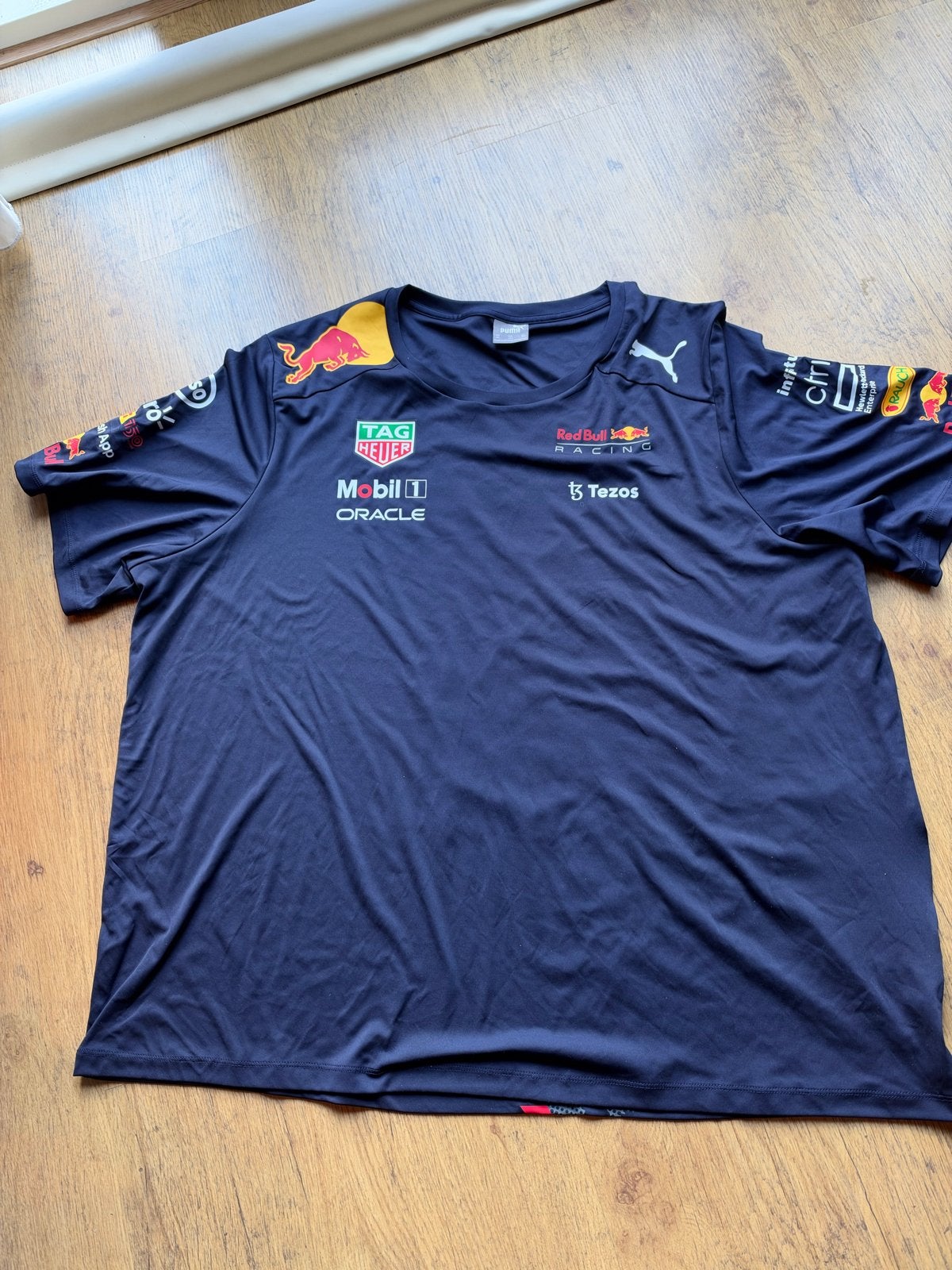 Red Bull Racing F1 Team T-shirt - Maat xxxl, Kleding | Heren, Ophalen of Verzenden, Zo goed als nieuw, Maat 52/54 (L), Blauw