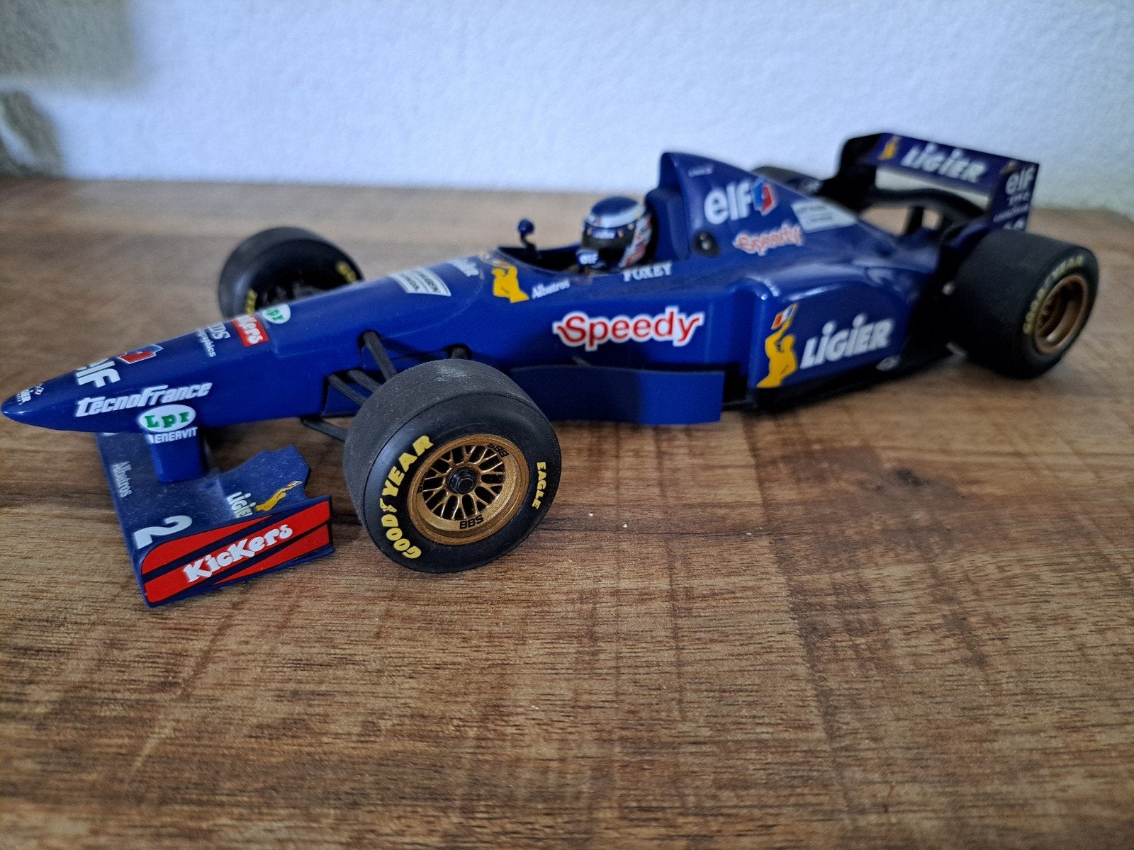Minichamps Ligier Honda JS41, bestuurd door Martin Brundle i, Hobby en Vrije tijd, Ophalen of Verzenden, Nieuw, MiniChamps