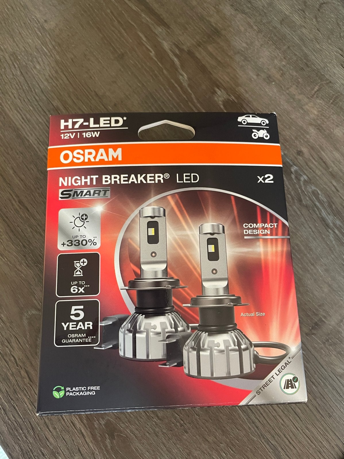 OSRAM | Night Breaker LED Smart H7, Auto-onderdelen, Ophalen of Verzenden, Gebruikt, Smart