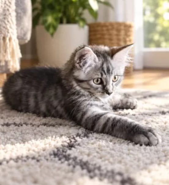 Maine coon x katertje kitten aangeboden, Dieren en Toebehoren, Meerdere dieren, Ontwormd, 0 tot 2 jaar