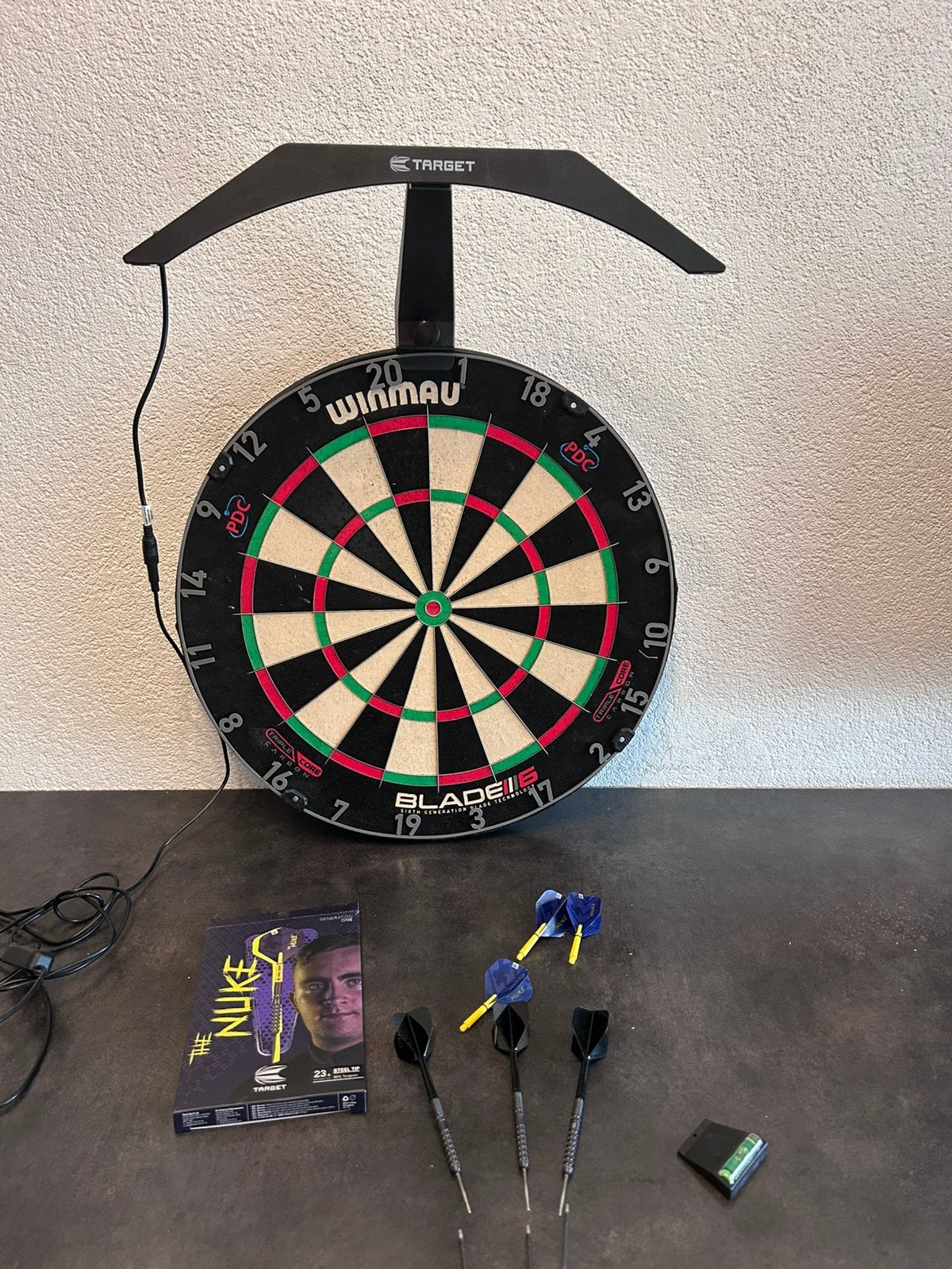 Complete dart set luke litler pijlen 23 gram, Ophalen of Verzenden, Zo goed als nieuw, Pijlen