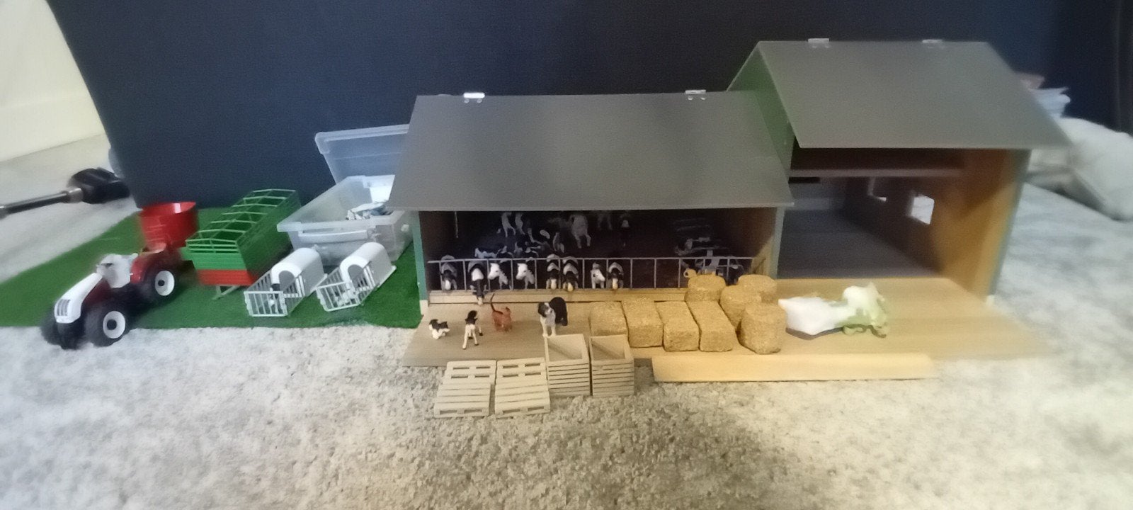 Kidsglobe boerderij met veel dieren en accessoires, Ophalen, Gebruikt, Jongen of Meisje
