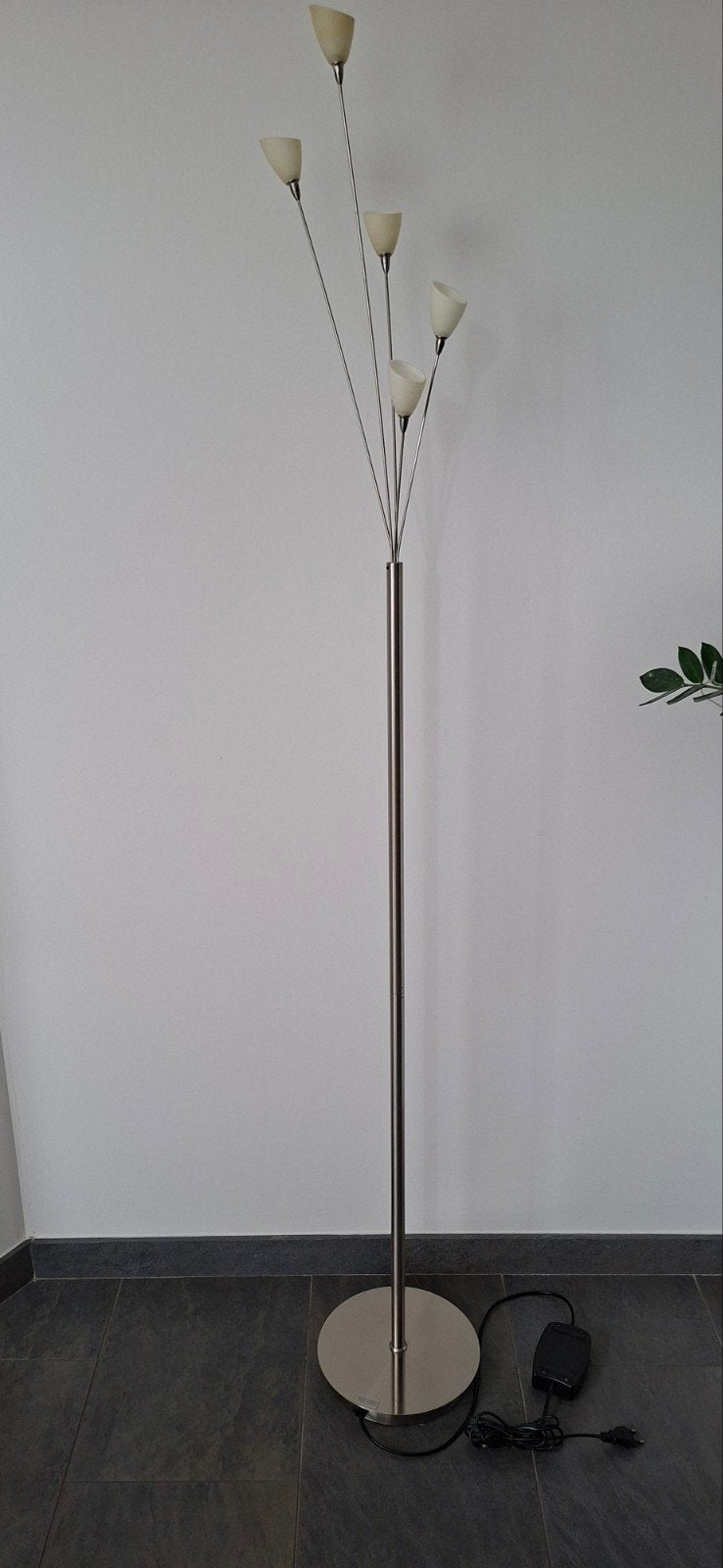 Vintage Jan des Bouvrie Vloerlamp met 5 lichtpunten, Huis en Inrichting, Lampen | Vloerlampen, Ophalen, Gebruikt, Overige fittingen