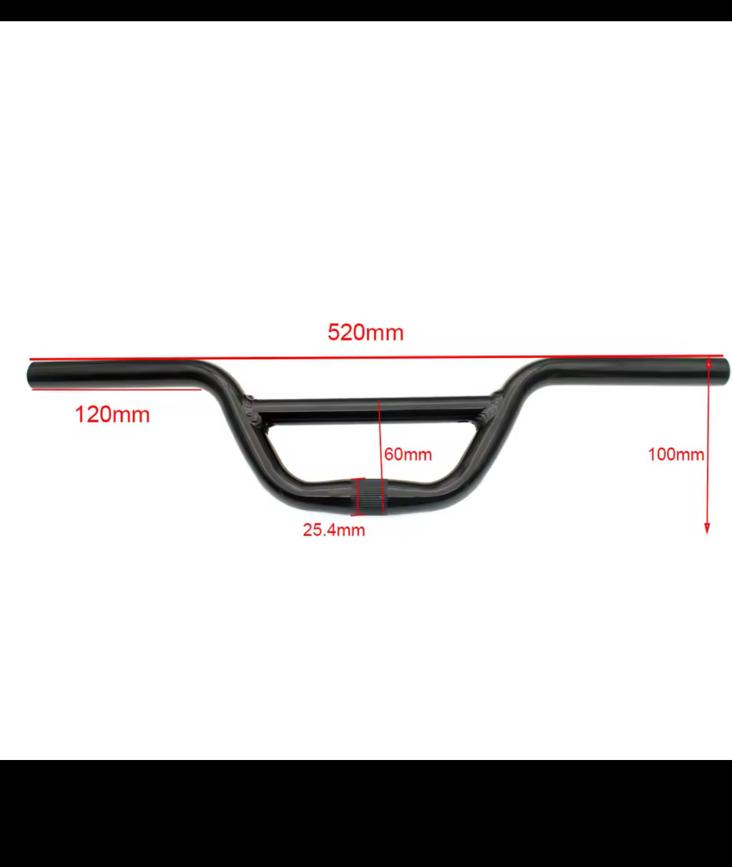 Bmx stuur, Ophalen of Verzenden, Zo goed als nieuw, Zwart, Overige merken