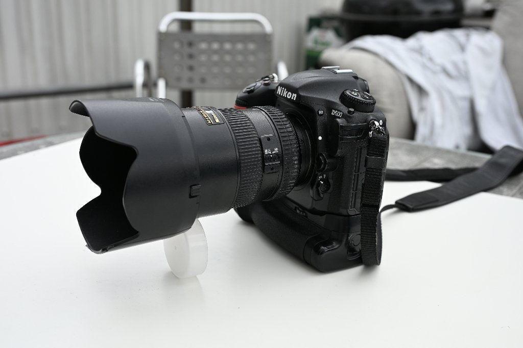 Nikon D500 + AF-S 17-55 F2.8 + MB-D17 vertical grip, Ophalen, Gebruikt, Spiegelreflex, Bluetooth