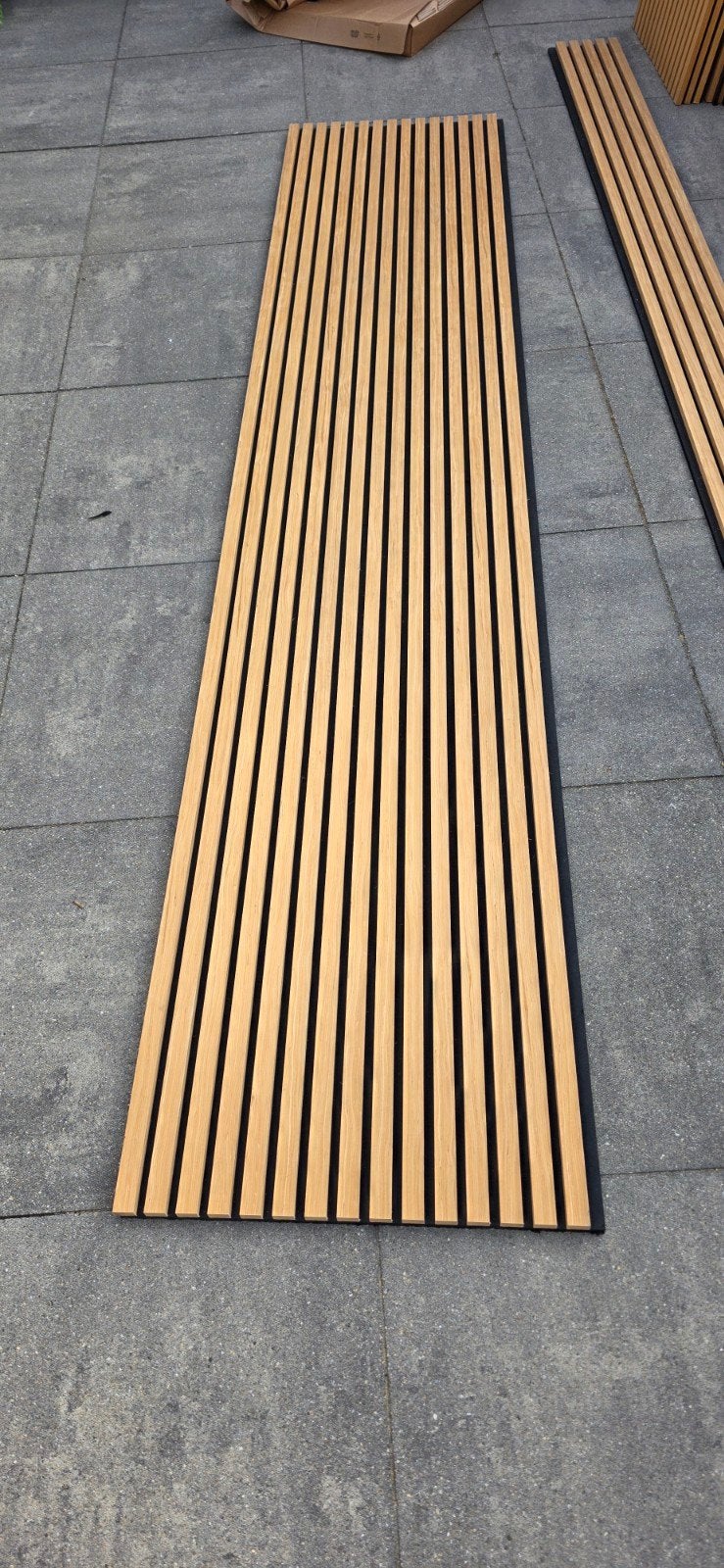 Diverse akoestische panelen - Eiken, 60cm breed, Nieuw, Wandbord of Wandpaneel, 60 cm, Ophalen