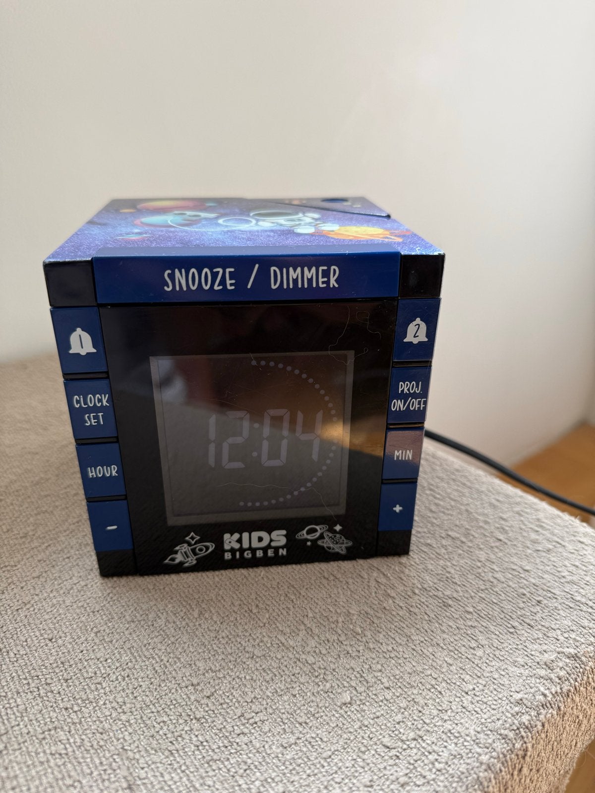 Kids Bigben Wekker met Ruimtevaart Thema, Ophalen, Gebruikt, Digitaal