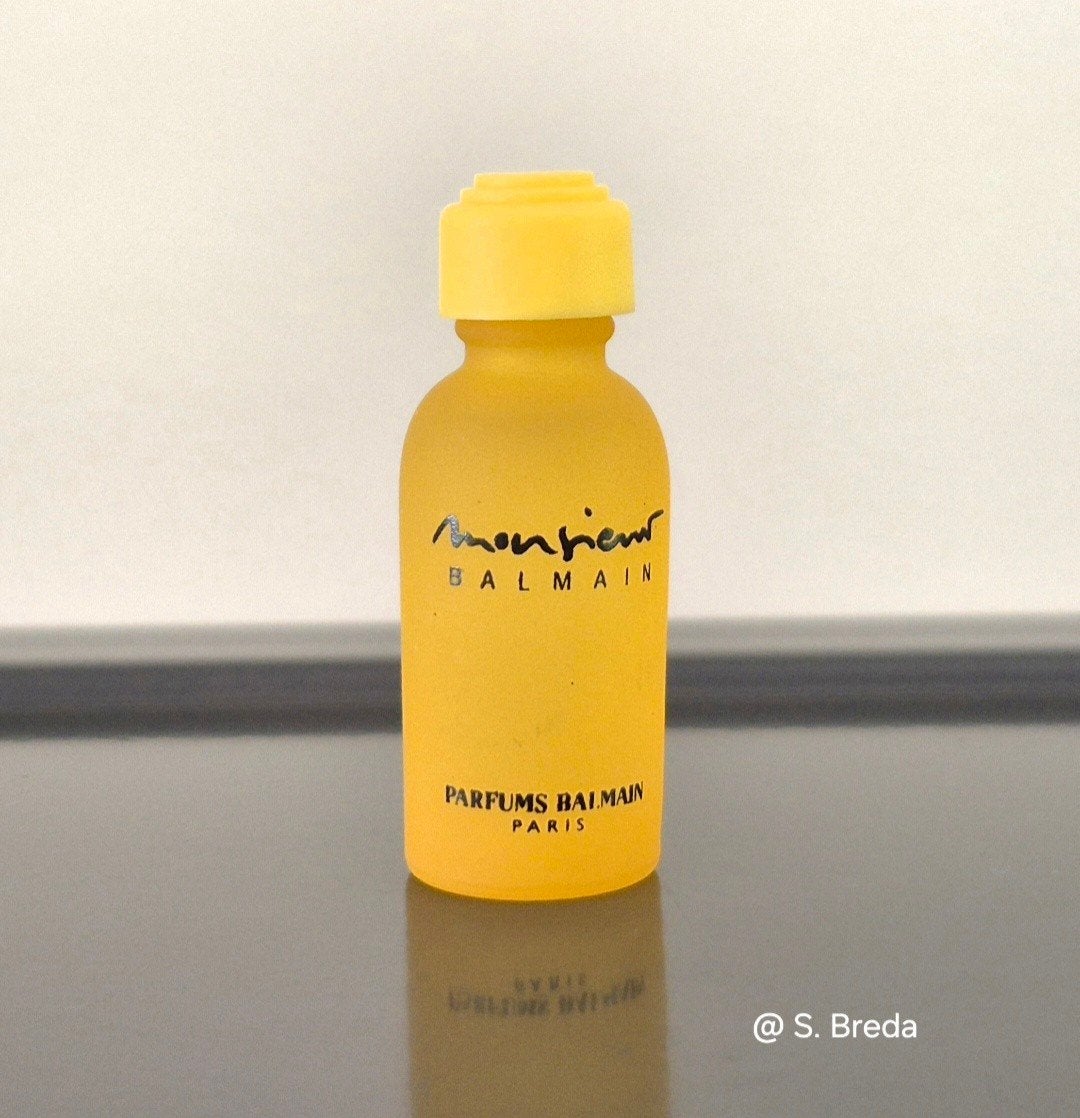 Balmain - Monsieur Balmain - Eau de Toilette miniatuur 5 ml, Ophalen of Verzenden, Zo goed als nieuw, Miniatuur, Gevuld