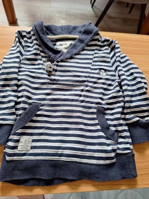 Blauw witte schipperstrui maat 86 h, Onbekend, Next, Ophalen of Verzenden, Zo goed als nieuw