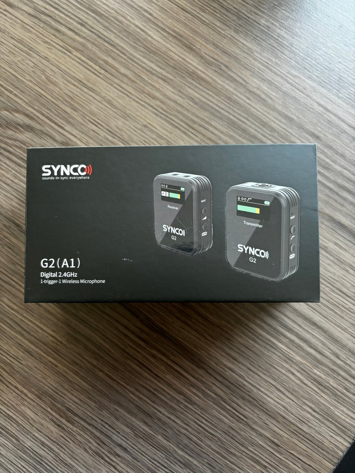 Synco G2 (A1) Draadloze Microfoon Set 2.4Ghz (2 stuks), Ophalen of Verzenden, Zo goed als nieuw, Overige typen, Draadloos