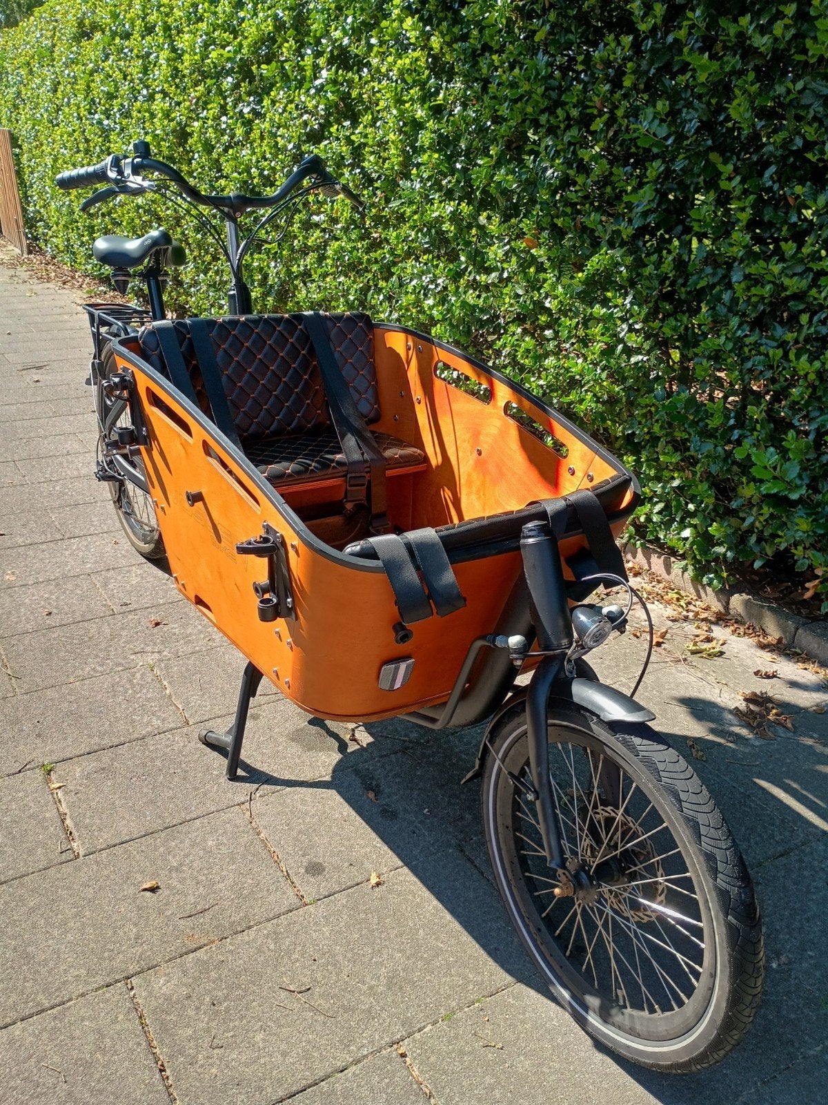 Vogue carry 2 elektrische bakfiets + regenhuif en zitkussens, Fietsen en Brommers, Fietsen | Bakfietsen, Gebruikt, Overige merken