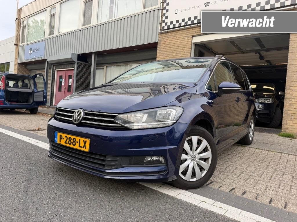 Volkswagen TOURAN 1.6 TDI SCR Comfortline Edition 7p ACC ECC, Gebruikt, 4 cilinders, Blauw, Electronic Stability Program (ESP)