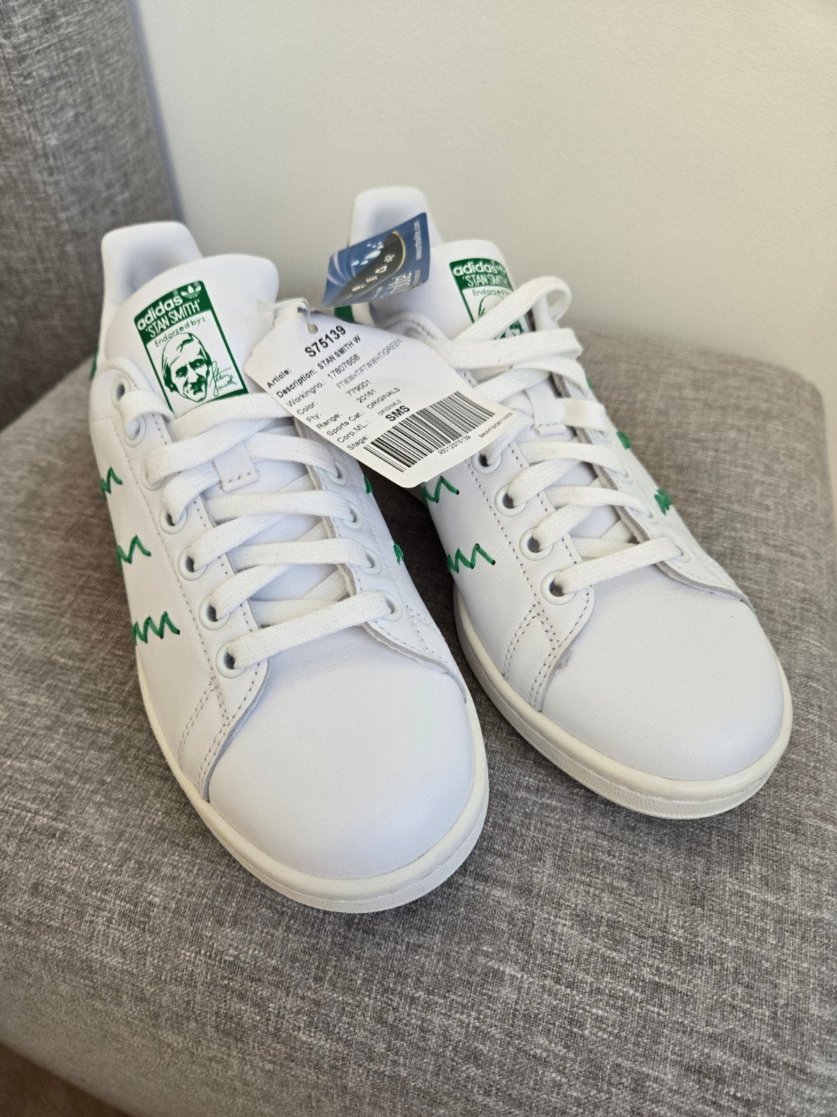 Adidas Stan Smith • 38⅔ EU • 5½ UK • Kicks Sneakers • Zomer, Ophalen of Verzenden